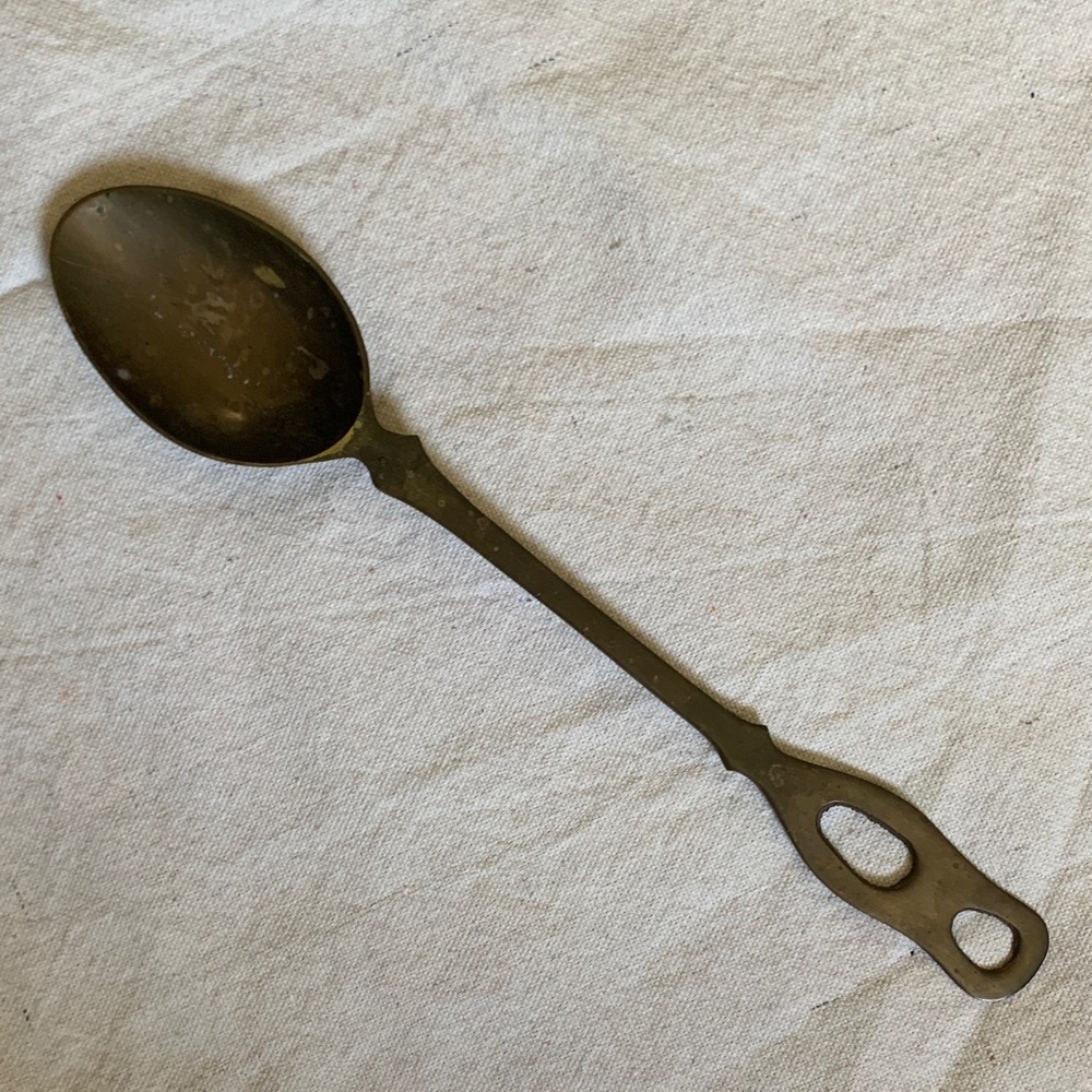 Vintage Brass Spoon (India)